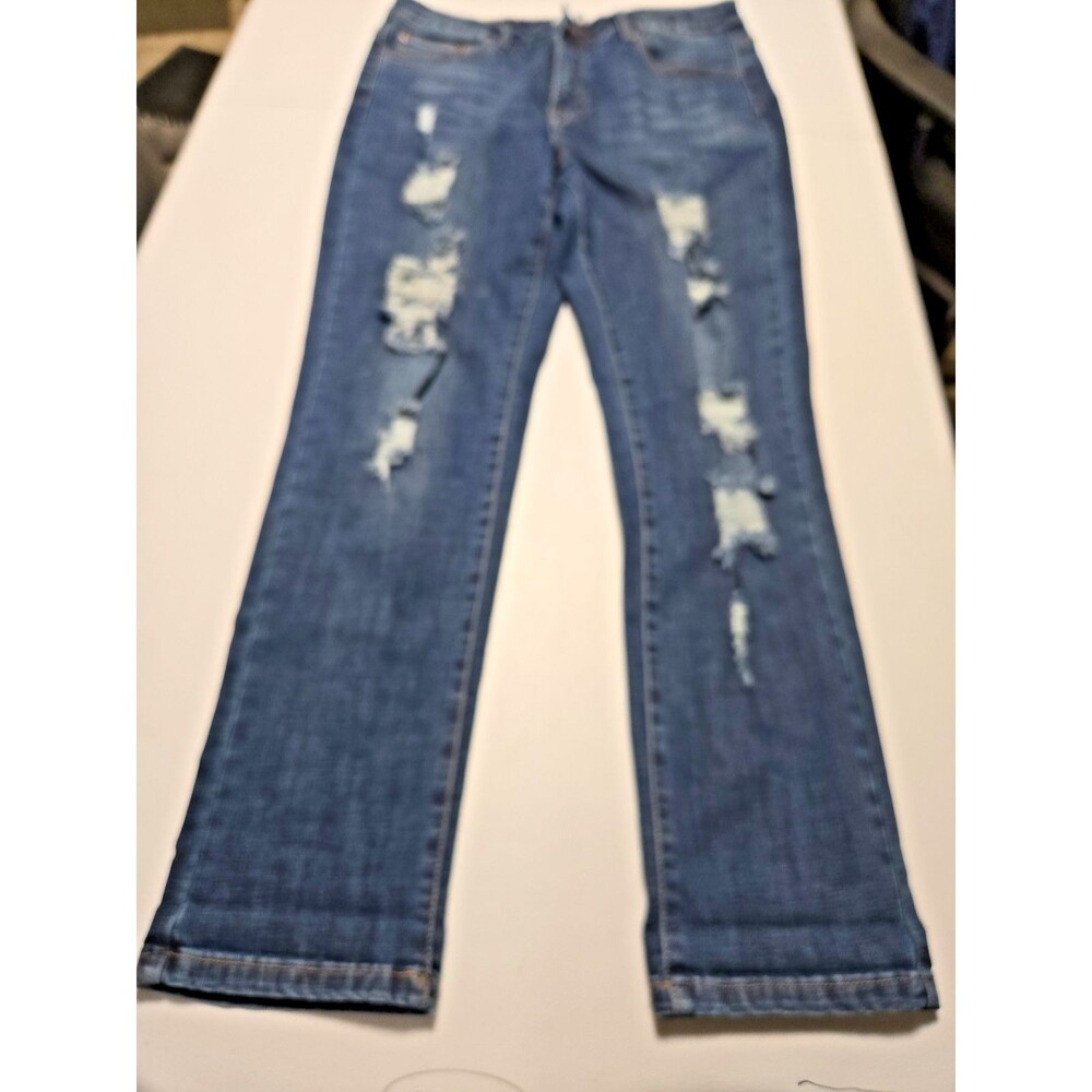 Hippie Brand Jeans 32x29 Blue Distressed Pre Owned VGC